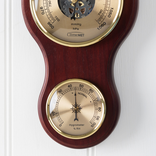 ClimeMET CM4281 'The Gainsborough' Classic Banjo Barometer