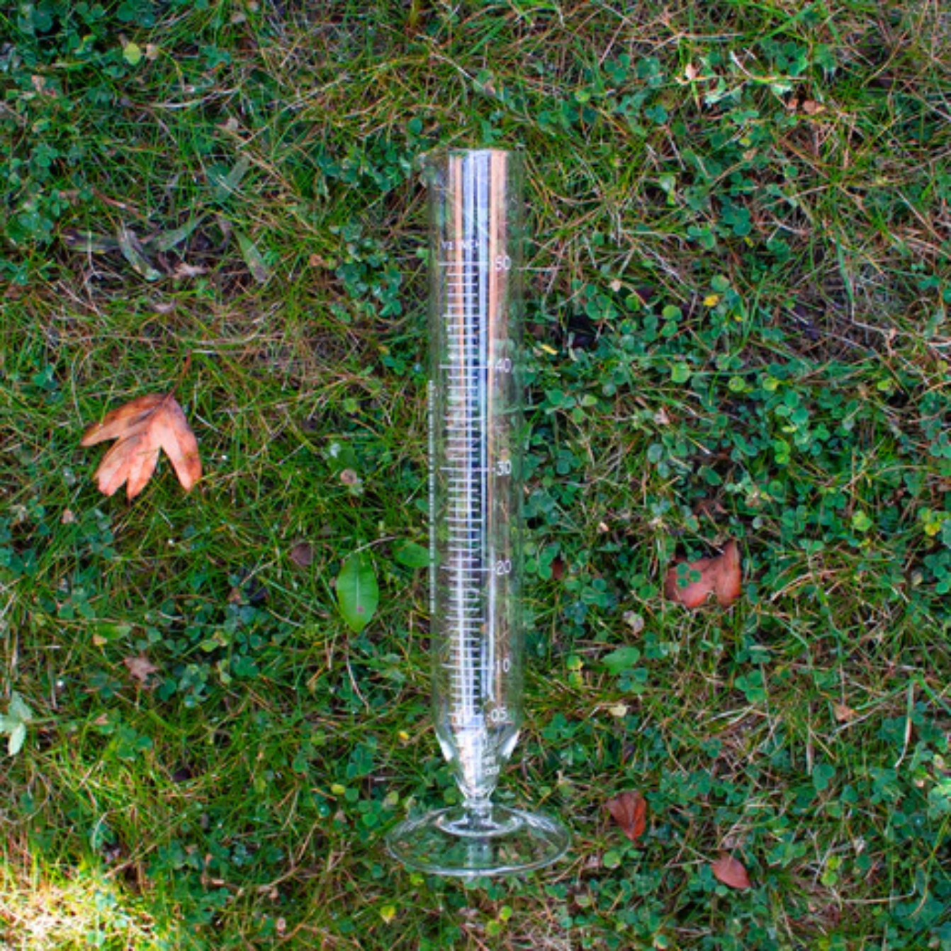 ClimeMET CM1012 Glass Rainfall Measure (Inches) Secondary image
