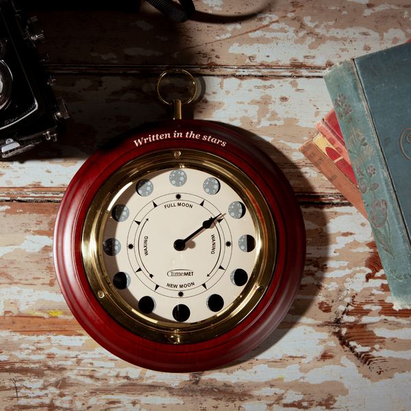 ClimeMET CM4016 Traditional Wooden Moon Clock