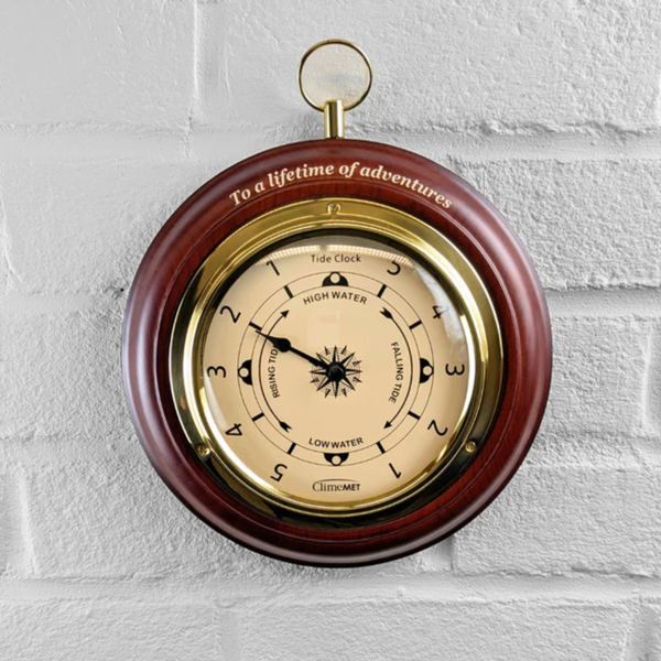 ClimeMET CM4015 Traditional Wooden Tide Clock