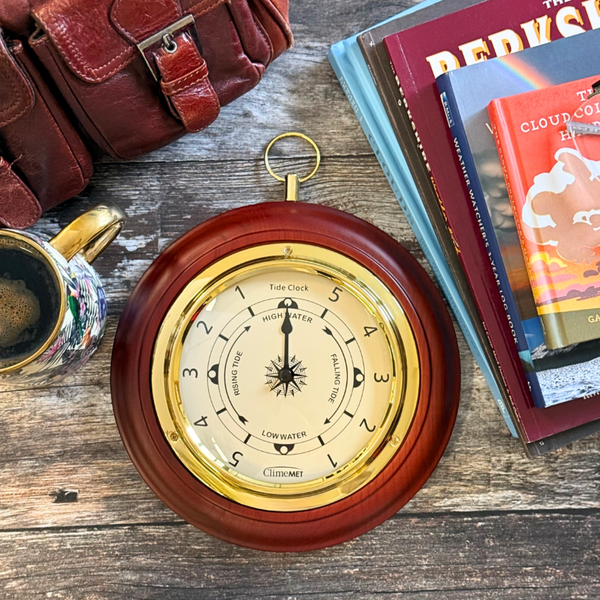 ClimeMET CM4015 Traditional Wooden Tide Clock