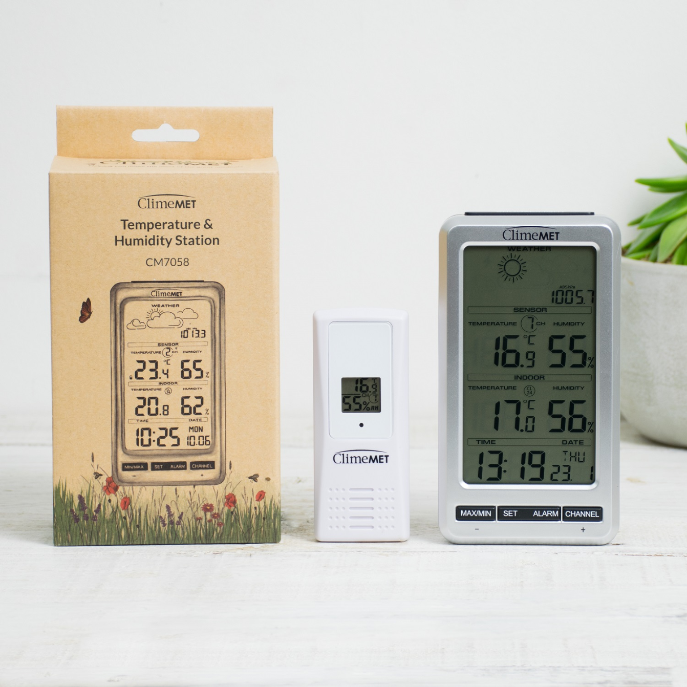 ClimeMET CM7058 Temperature & Humidity Station Main image