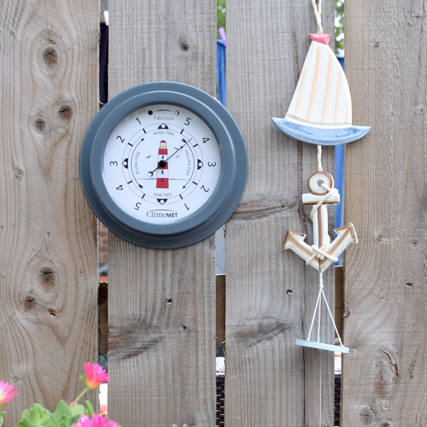 ClimeMET CM4520 Red Lighthouse Tide Clock