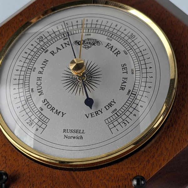 Russell Scientific Aneroid Barometer Dial