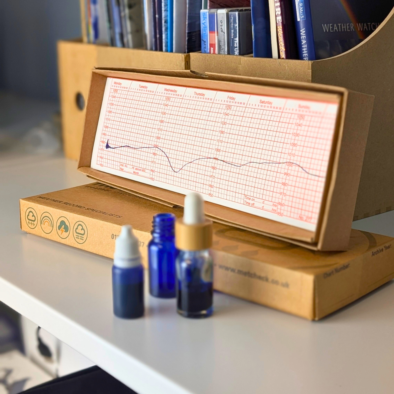 Barograph Chart Archive Box Main image