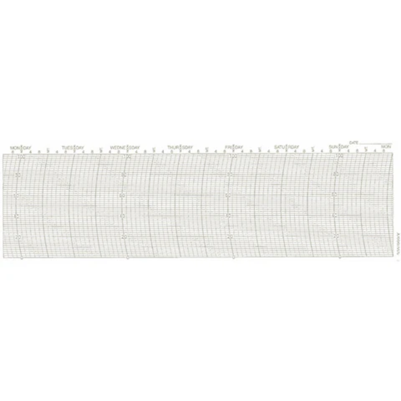 Metcheck 3/W/999/X Hygrograph Chart Secondary image
