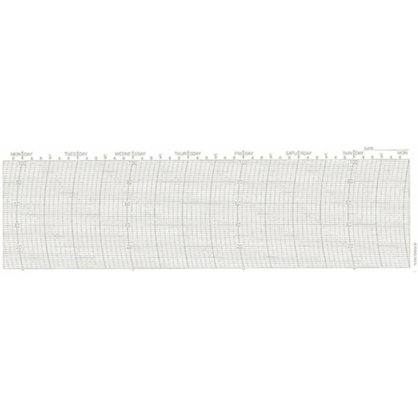 Metcheck 3/W/999/X Hygrograph Chart