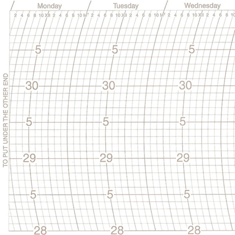 Metcheck 78 Barograph Chart
