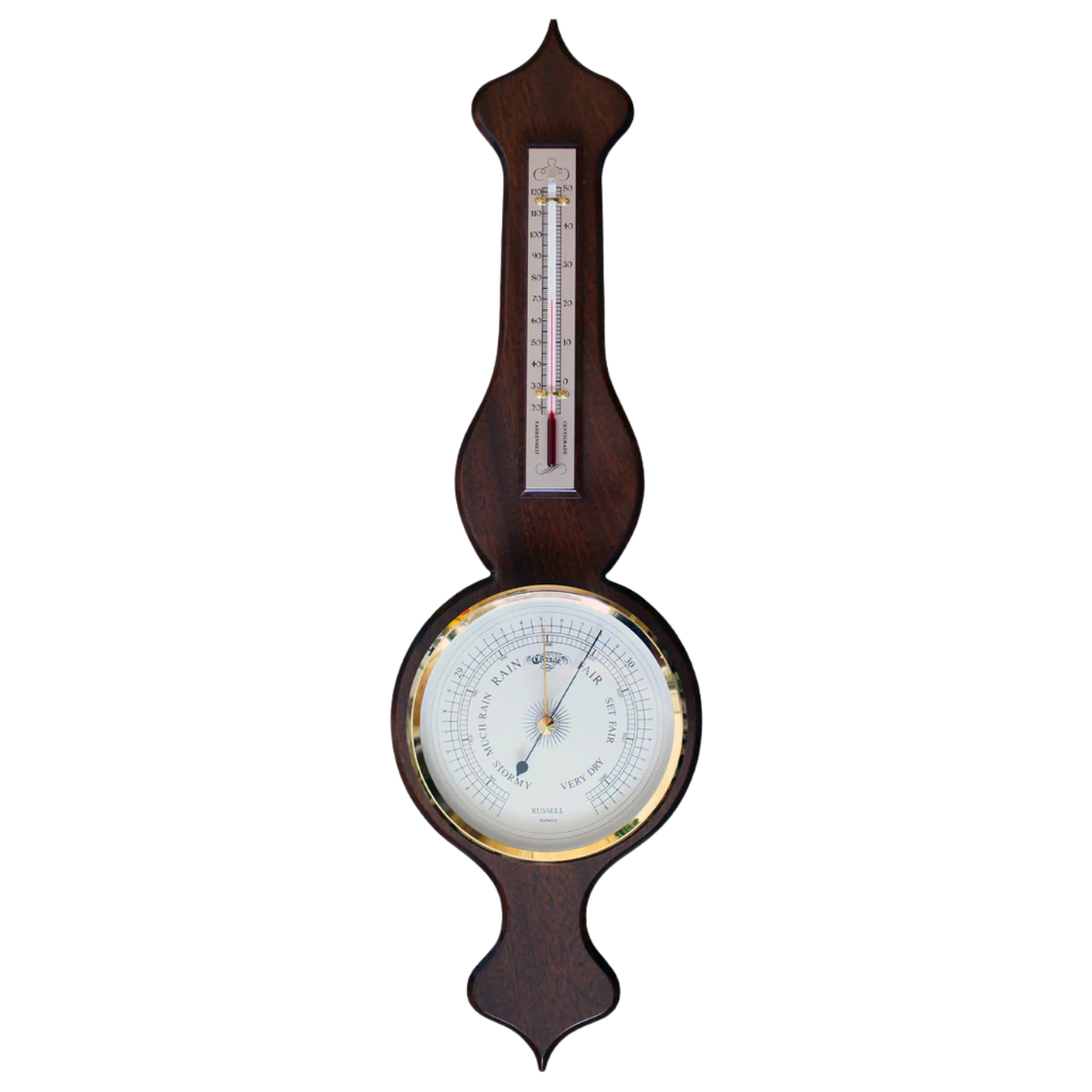 Russell Scientific Onion Top Barometer with 6" Dial Main image