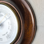 Russell Scientific 4-inch Mahogany Barometer