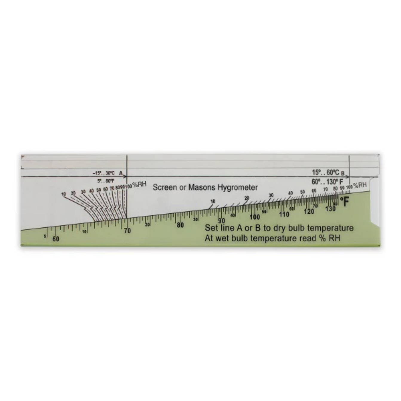 Casella Instruments Humidity Slide Rule