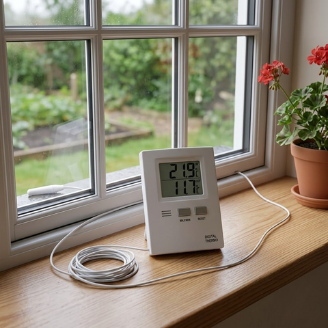 TFA Digital In/Out Thermometer with Probe