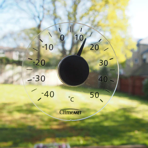 ClimeMET CM3012 Perspex Window Thermometer