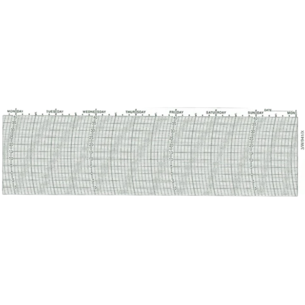 Metcheck 3/W/941/X Thermograph Chart