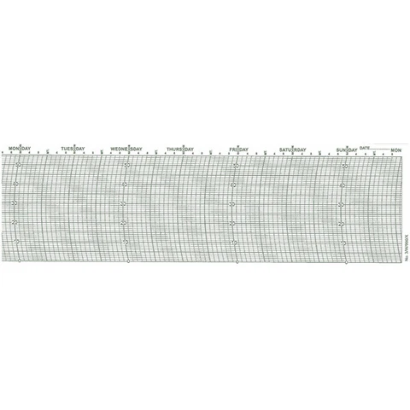 Metcheck 3/W/990/X Thermograph Chart Secondary image