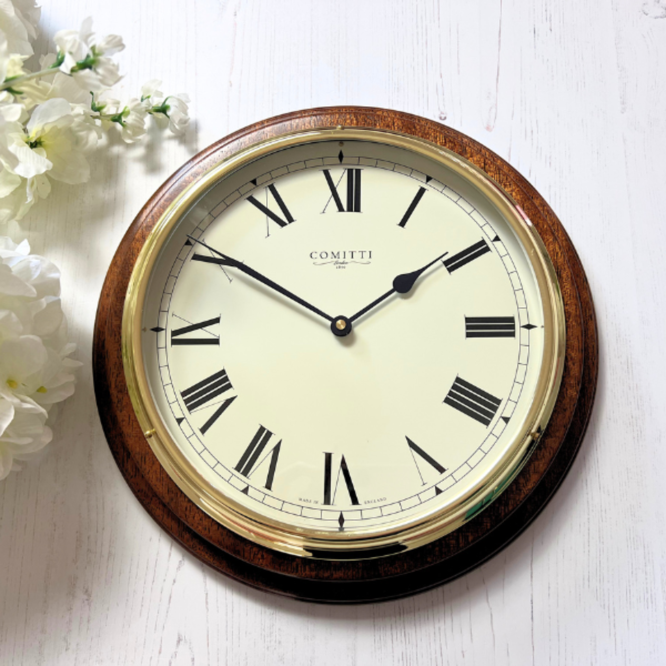 Comitti of London Bracket Clock 8" Dial