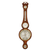 Comitti of London Regency Barometer With Clock