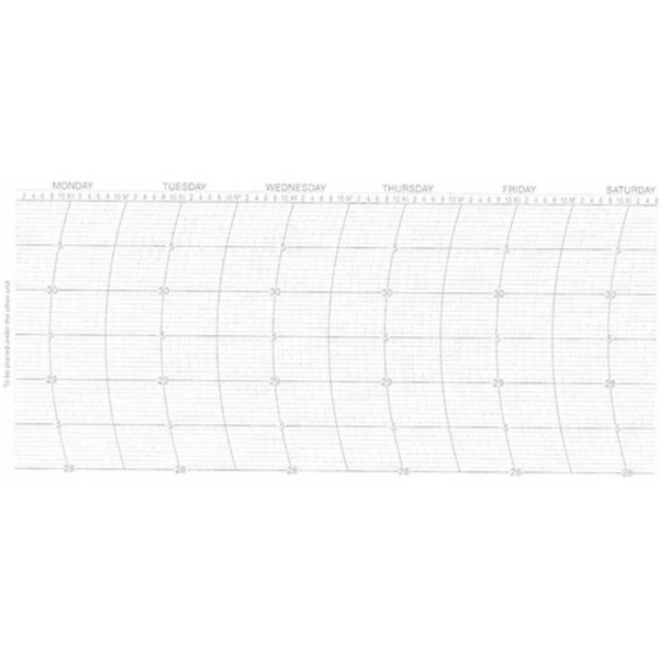 Metcheck M/W/1843/Z Barograph Chart