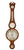 Comitti of London Regency Barometer With Clock