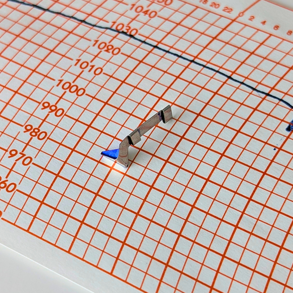 Metcheck Stainless Steel Barograph Pen