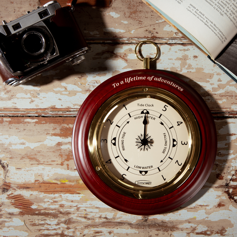 ClimeMET CM4015 Traditional Wooden Tide Clock