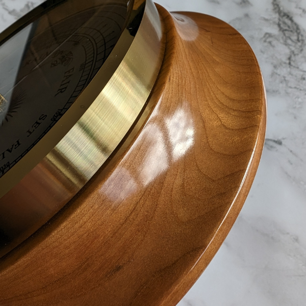 Russell Scientific 6-inch Cherry Barometer