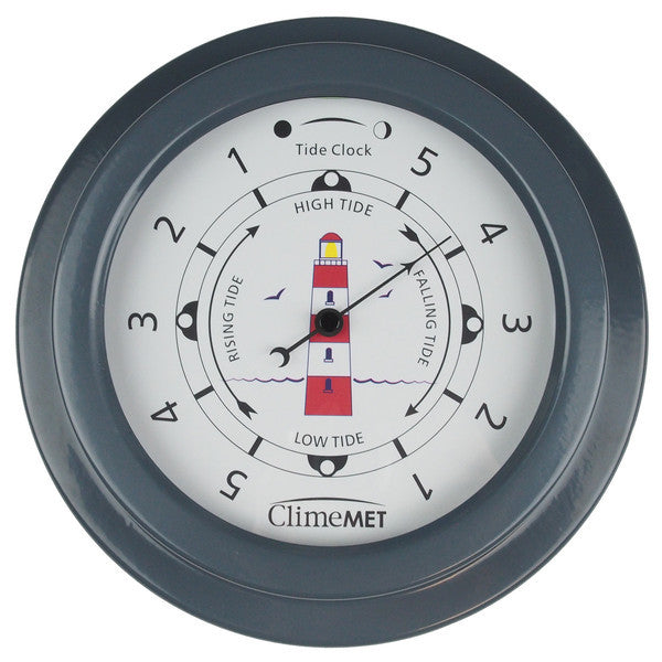 ClimeMET CM4520 Red Lighthouse Tide Clock - Metcheck