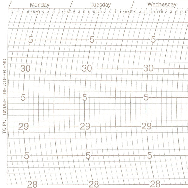 Metcheck 78 Barograph Chart - Metcheck