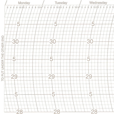 Metcheck 78 Barograph Chart - Metcheck