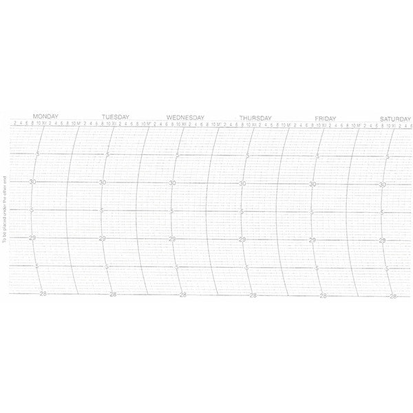 Metcheck M/W/1843/Z Barograph Chart - Metcheck
