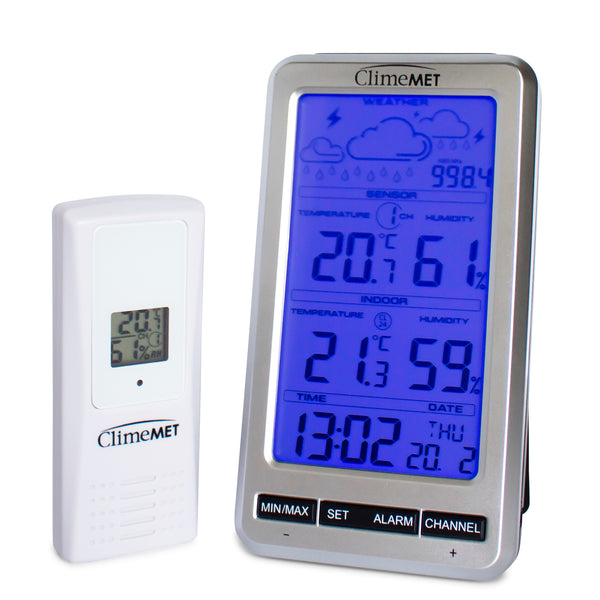 ClimeMET CM7058 Temperature & Humidity Station - Metcheck