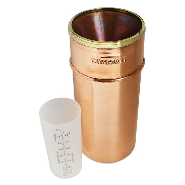ClimeMET CM1015 Professional 'Orwell' Copper Rain Gauge - Metcheck