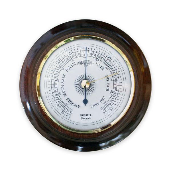Russell Scientific 4-inch Mahogany Barometer