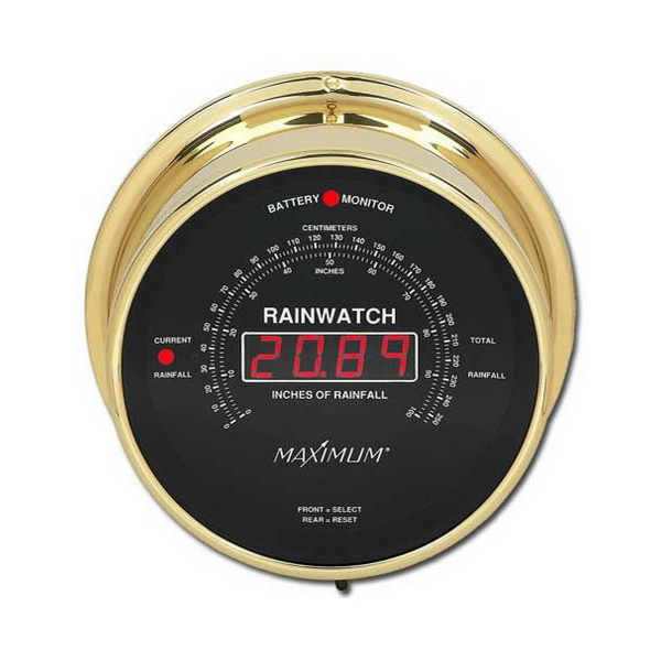 Maximum Digital Rainwatch Rain Gauge - Metcheck