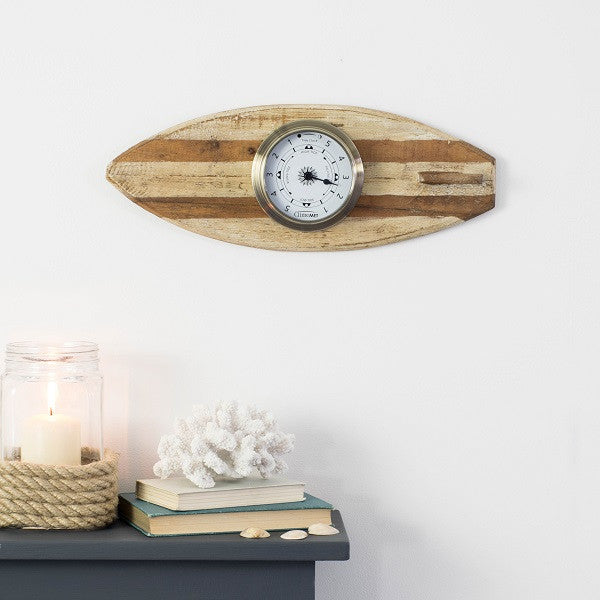 ClimeMET 'Surf's Up' Surfboard With Clock Or Tide Clock - Metcheck